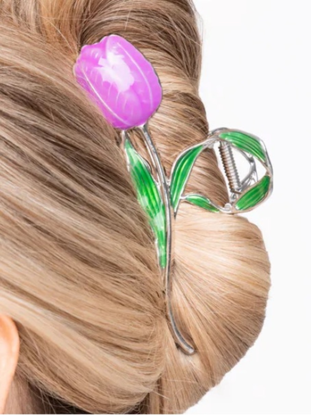 🌷💜🌷 “FLORICULTURE FEVER” PURPLE HAIR CLAW CLIP ~ PAPARAZZI❗️ 🌷💜🌷